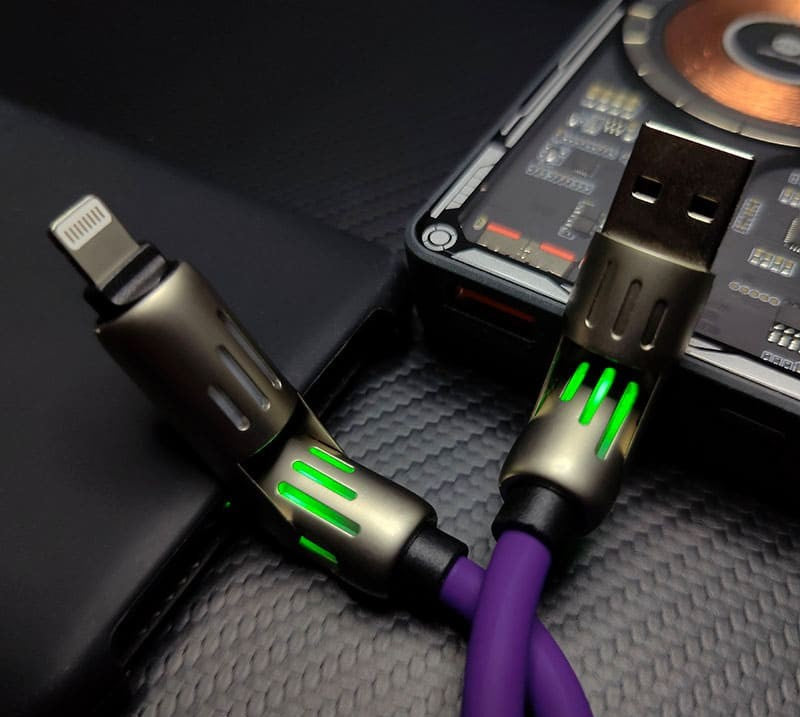 Voltnest The latest240W 4-in-1 Car Cable with Dynamic Lights