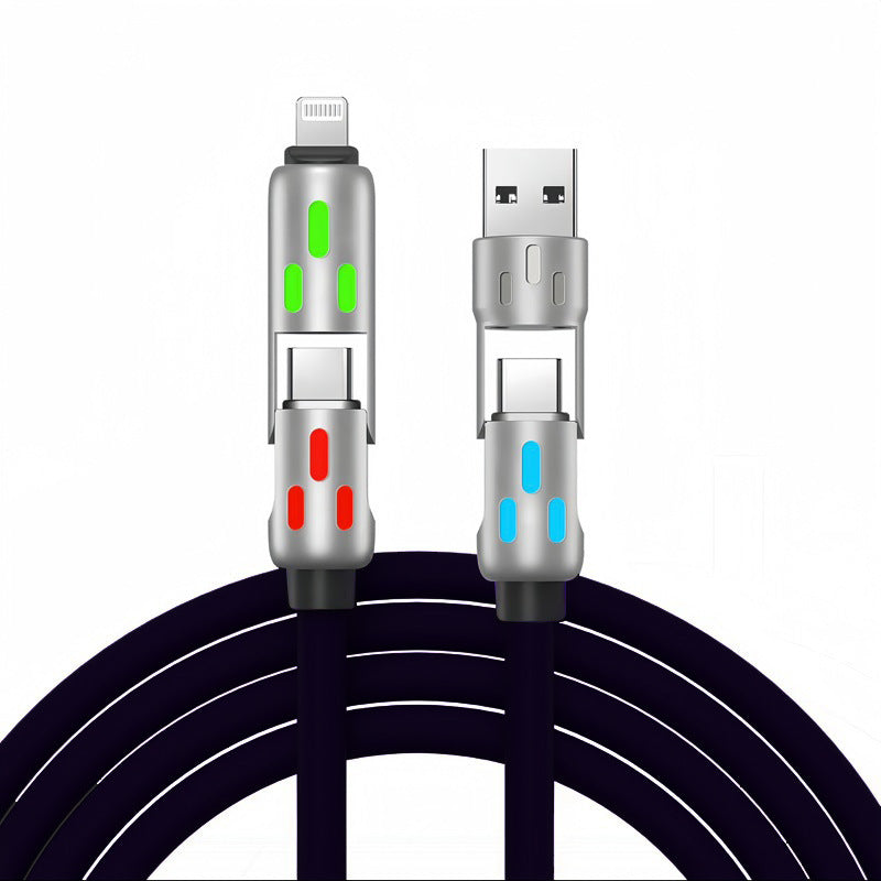 Voltnest The latest240W 4-in-1 Car Cable with Dynamic Lights