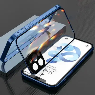 Magnetic Privacy Case for iPhone 12-16 Pro Max | Dual Glass, Anti-Spy & MagSafe Ready