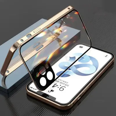 Magnetic Privacy Case for iPhone 12-16 Pro Max | Dual Glass, Anti-Spy & MagSafe Ready